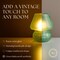 Next Glow Mushroom Lamp - Retro Funky Aesthetic LED Table Lamp, Dimmable E26 Socket Bulb